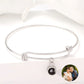 Personalized memory bracelet with photo 